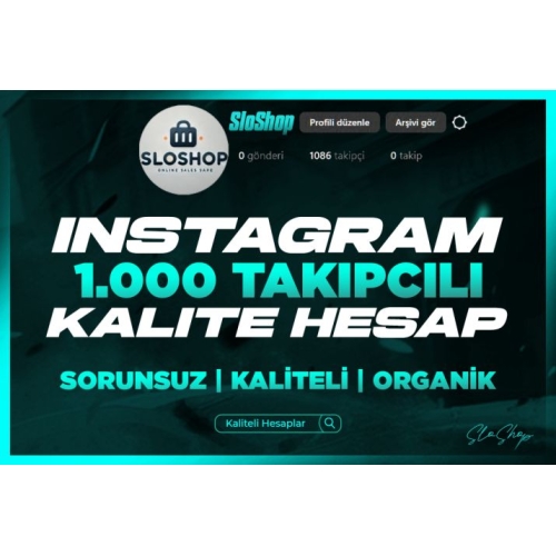  1 K INSTAGRAM HESAP - HIZLI TESLİMAT